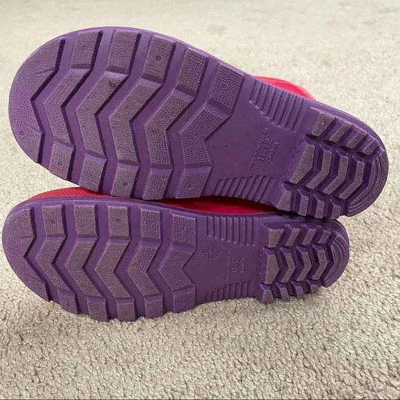 Toddlers Pink Rain Boots size 11-12 Made in Canada - Picture 7 of 10